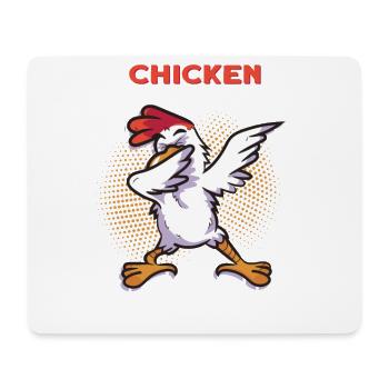 Poulet frais Big Hen - Tapis de souris (format paysage) - blanc - Devant