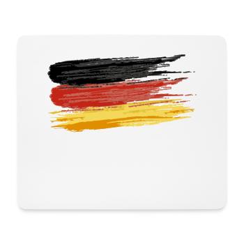 Damen Deutschland Vintage Nationalität Sportmann - Mousepad (Querformat) - Weiß - Vorne