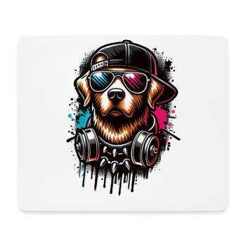 Bringen Sie Den Style Mit Unserem Cool Dog Auf Den - Mousepad (Querformat) - Weiß - Vorne