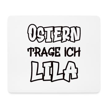 Easter I wear purple saying color purple - Mouse Pad (horizontal) - white - Front