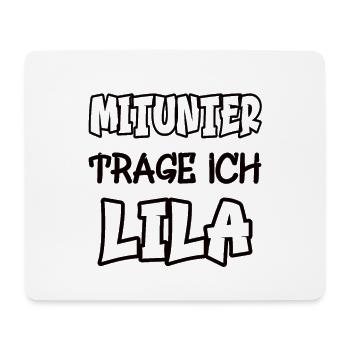 Sometimes I wear purple saying color purple - Mouse Pad (horizontal) - white - Front