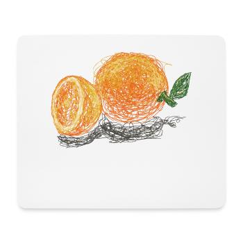 Tout ce qui a trait aux agrumes - Tapis de souris (format paysage) - blanc - Devant