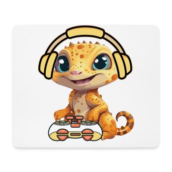 Spiele Controller Gaming Rex Dino Mit Controller - Mousepad (Querformat) - Weiß - Vorne