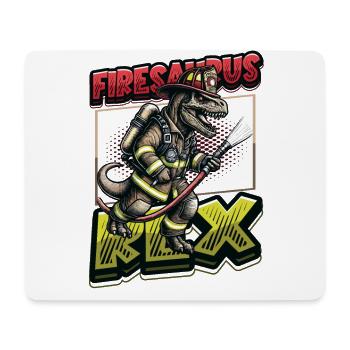 Firesaurus Rex Feuerwehr Dinosaurier Abenteuer - Mousepad (Querformat) - Weiß - Vorne