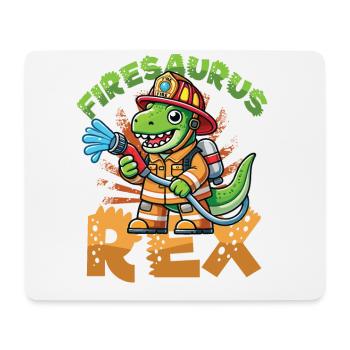 Firesaurus Rex Feuerwehr Dinosaurier Abenteuer - Mousepad (Querformat) - Weiß - Vorne