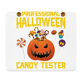 Professioneller Halloween-süßigkeitstester - Mousepad (Querformat) - Weiß - Vorne
