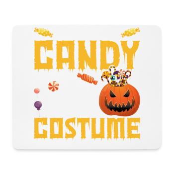 Halloween costume that is my candy tester - Mouse Pad (horizontal) - white - Front