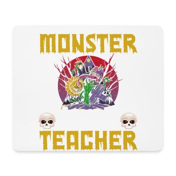 Halloween "J’ai un monstre d’un bon moment - Tapis de souris (format paysage) - blanc - Devant