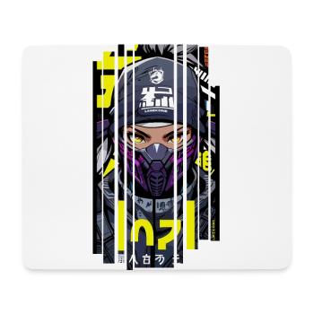 Man Geometric ninja gaming - Mouse Pad (horizontal) - white - Front