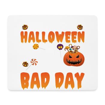 Halloween Happy National Mangez votre genre Halloween - Tapis de souris (format paysage) - blanc - Devant