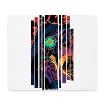 Geometric Werewolf Woman - Mouse Pad (horizontal) - white - Front