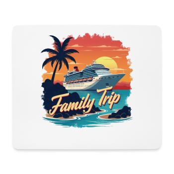 Family Cruise Shirt Discover the - Mouse Pad (horizontal) - white - Front