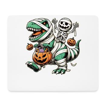 Célébrez le tournant préhistorique à Halloween - Tapis de souris (format paysage) - blanc - Devant