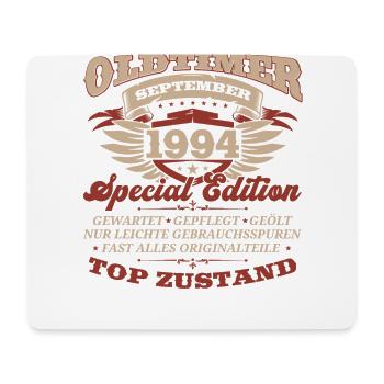 30. Geburtstag Oldtimer September 1994 Jahrgang 94 - Mousepad (Querformat) - Weiß - Vorne
