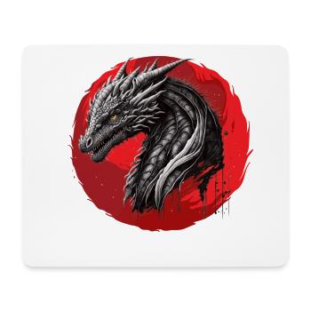 Dragon traditionnel japonais Le dragon - Tapis de souris (format paysage) - blanc - Devant