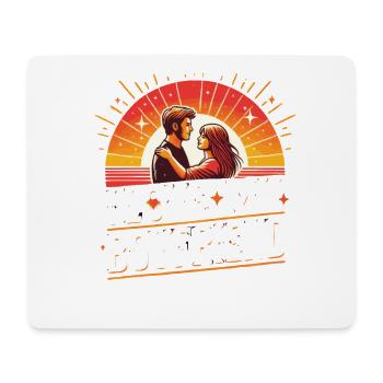 I love my boyfriend Happy New Year's Eve - Mouse Pad (horizontal) - white - Front