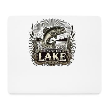 Fishing with our King Of The Lake design - Mouse Pad (horizontal) - white - Front