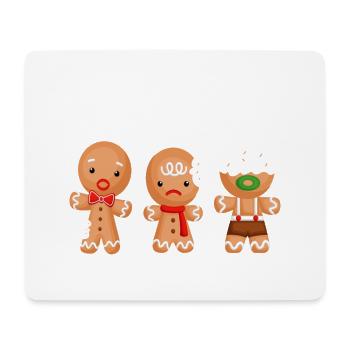 I'm only here for the Christmas cookies - Mouse Pad (horizontal) - white - Front