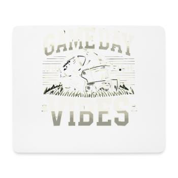 Game Day Vibes Soccer Design - Mouse Pad (horizontal) - white - Front