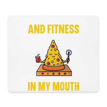 I am interested in yoga and fitness. Yoga - Mouse Pad (horizontal) - white - Front