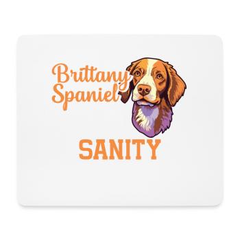 Hund Wenn Sie Meinen Brittany Spaniel Verletzen, - Mousepad (Querformat) - Weiß - Vorne