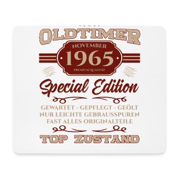 59. Geburtstag Legende November 1965 Jahrgang 65 - Mousepad (Querformat) - Weiß - Vorne