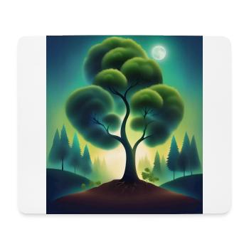 Pflanzen Sie Bäume und retten Sie den Planeten - Mousepad (Querformat) - Weiß - Vorne