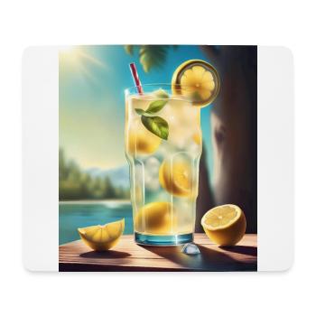 Süßer Zitronensaft - Mousepad (Querformat) - Weiß - Vorne