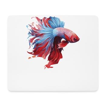 I'm Just Betta Fish - Mousepad (Querformat) - Weiß - Vorne