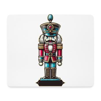 Christmas Nutcracker Retro Style - Mouse Pad (horizontal) - white - Front