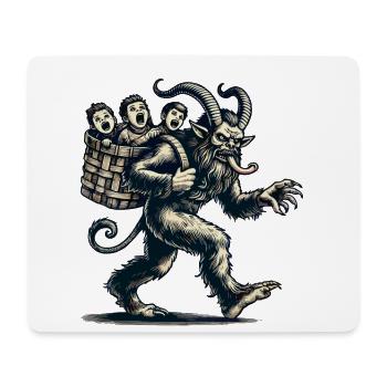 Unartige Kinder Krampus Weihnachtliche Folklore - Mousepad (Querformat) - Weiß - Vorne