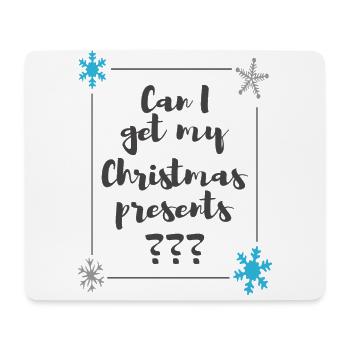 Naughty Christmas Humor Christmas Gifts - Mouse Pad (horizontal) - white - Front