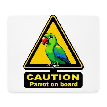 Papageienbesitzer Papageienleben Und Exotischer - Mousepad (Querformat) - Weiß - Vorne