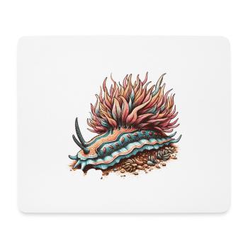 Nudibranch Sea Slug Whisperer - Mouse Pad (horizontal) - white - Front