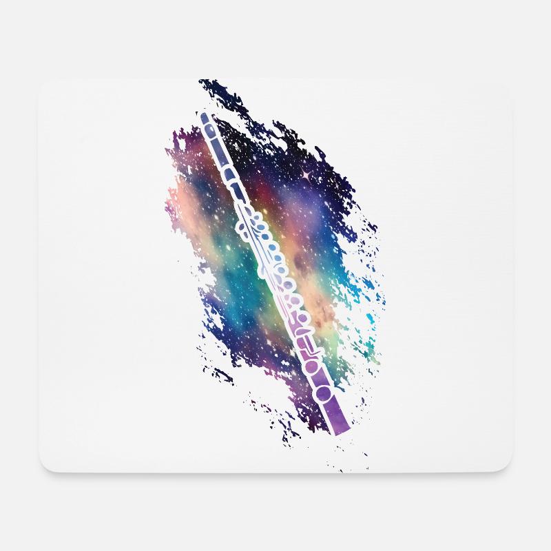 Piccoloist, Es Ist Keine Flöte - Mousepad (Querformat) - Weiß