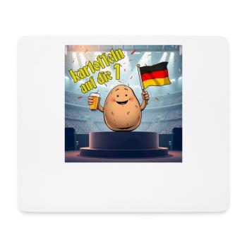 Kartoffeln Auf Die Eins 1 Meme - Mousepad (Querformat) - Weiß - Vorne