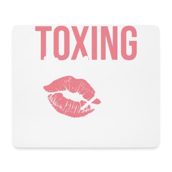 Infirmière cosmétique Toxing est mon affaire - Tapis de souris (format paysage) - blanc - Devant