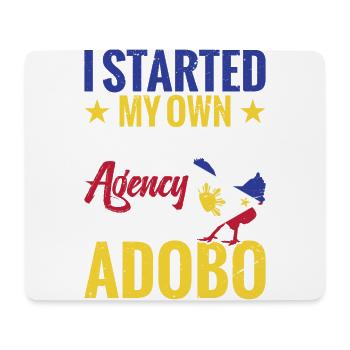 I started my own debt collection agency. I - Mouse Pad (horizontal) - white - Front