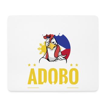 A lady never talks about how much adobo she - Mouse Pad (horizontal) - white - Front
