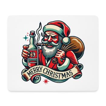 Tattoo Style Christmas Merry Christmas Aesthetic - Mouse Pad (horizontal) - white - Front