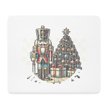 Son of a Nutcracker Christmas Humor - Mouse Pad (horizontal) - white - Front