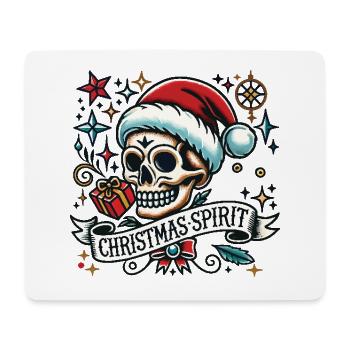 Streetwear Aesthetic Weihnachtsgeist Tattoo Stil - Mousepad (Querformat) - Weiß - Vorne
