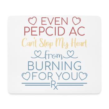 Apotheke Valentinstag Can't stop my Heart - Mousepad (Querformat) - Weiß - Vorne