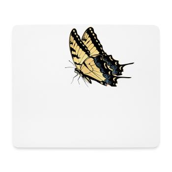 Tiger swallowtails are a girl's best - Mouse Pad (horizontal) - white - Front