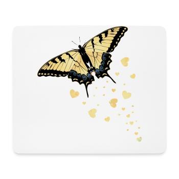 Tiger swallowtails are a girl's best - Mouse Pad (horizontal) - white - Front