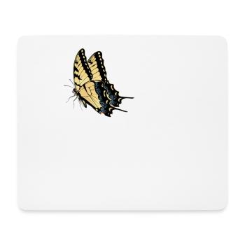 Tiger swallowtails are a girl's best - Mouse Pad (horizontal) - white - Front