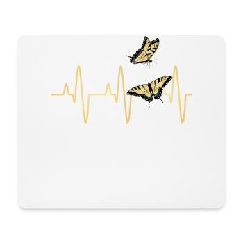 Tiger swallowtails are a girl's best - Mouse Pad (horizontal) - white - Front