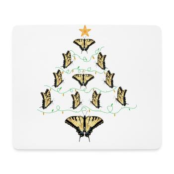 Tiger swallowtails are a girl's best - Mouse Pad (horizontal) - white - Front