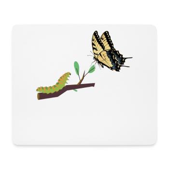 Tiger swallowtails hmmm they've changed - Mouse Pad (horizontal) - white - Front