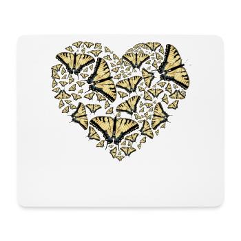 Le machaon tigré est le meilleur ami d’un ami - Tapis de souris (format paysage) - blanc - Devant